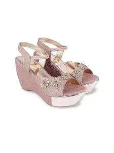 MONAQI Striped Comfort Sandals