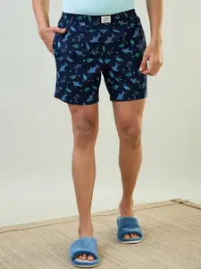 SleepZ by Raymond Men Conversational Printed Shorts