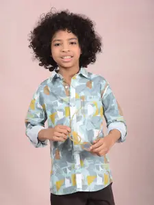 Crimsoune Club Boys Classic Slim Fit Opaque Casual Shirt