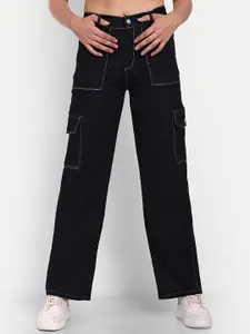 BROADSTAR Women Smart Straight Fit High-Rise Stretchable Jeans