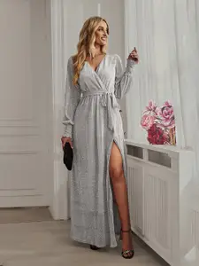 bebe Striped Maxi Dress