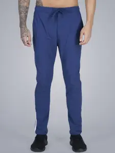 GOTO Men Striped Mid-Rise TrackPants