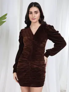 TANDUL Velvet Bodycon Dress
