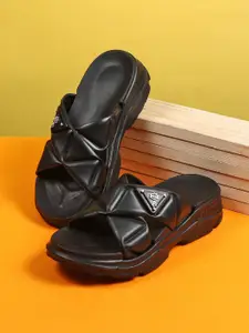 PENNEN Mid-Top Open Toe Flats