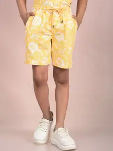 Crimsoune Club Boys Floral Printed Shorts