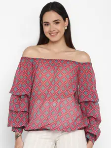 Taurus Floral Off-Shoulder Top