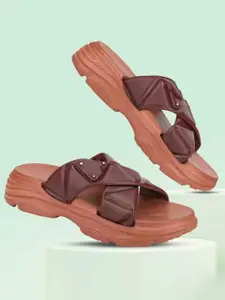 PENNEN Mid-Top Open Toe Flats