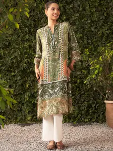 Lakshita Women Floral Printed Thread Work Kurta