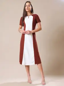 PURVAJA A-Line Midi Dress