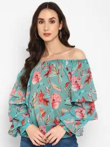 Taurus Floral Off-Shoulder Top