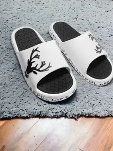 FABBMATE Boys Embellished Rubber Sliders