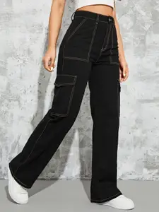 BROADSTAR Women Smart Straight Fit High-Rise Stretchable Jeans