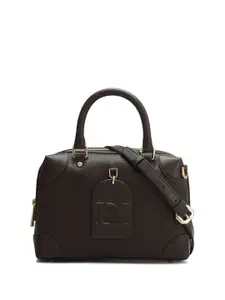 Da Milano Leather Structured Satchel