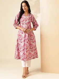 Vbuyz Women Floral Printed Floral Kurta