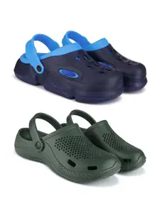 BERSACHE Men Colourblocked Clogs