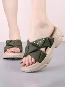 PENNEN Mid-Top Open Toe Flats