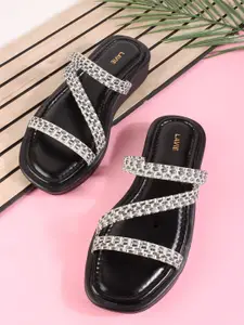 Lavie PU Flatform Sandals