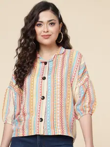 DressBerry Women Modern Boxy Opaque Party Shirt