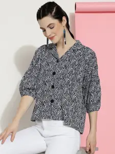 DressBerry Women Modern Boxy Opaque Party Shirt