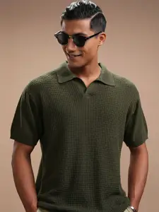 HIGHLANDER Men Polo Collar T-shirt