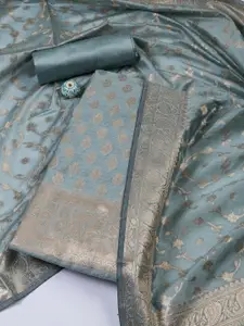 Meena Bazaar Art Silk Unstitched Dress Material