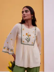 Global Desi Print Top