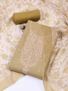 Meena Bazaar Printed Linen Unstitched Dress Material