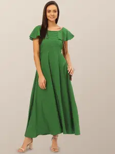 Chemistry Flutter Sleeve Crepe Maxi Dress