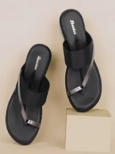 Bata Open Toe Wedge Heels