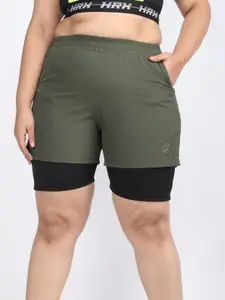CHKOKKO Women Running Sports Shorts