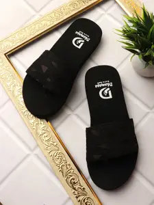 DHAMASA Women Waterproof Open Toe Flats