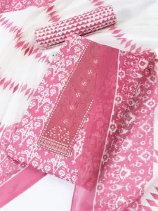 Meena Bazaar Printed Unstitched Dress Material