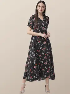 Chemistry Floral Print Crepe Maxi Dress