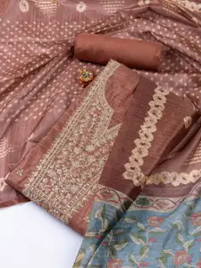 Meena Bazaar Printed Unstitched Dress Material