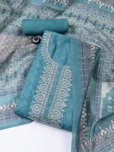 Meena Bazaar Printed Art Silk Unstitched Dress Material