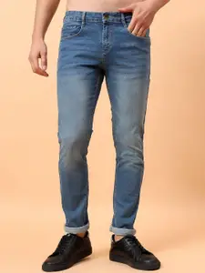 R.Code by The Roadster Life Co. Men Micheal Slim Fit Mid-Rise Heavy Fade Jeans