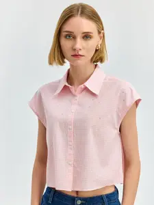 COVER STORY Women Opaque Striped Casual Shirt