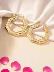 PRIVIU Circular Hoop Earrings