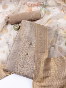 Meena Bazaar Printed Unstitched Dress Material