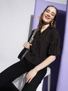 DressBerry Women Modern Boxy Opaque Party Shirt