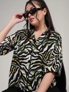DressBerry Women Modern Boxy Opaque Party Shirt