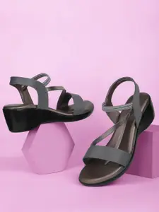 Bata Wedge Round Toe Heels