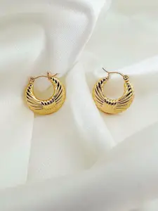 PRIVIU Circular Hoop Earrings
