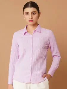 Chemistry Women Slim Fit Opaque Casual Shirt