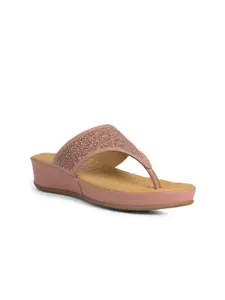 Scholl Embellished Ethnic Wedge Heels