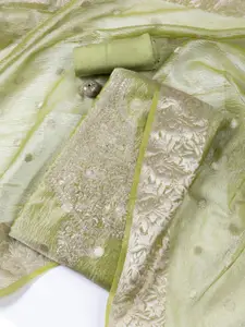 Meena Bazaar Embroidered Unstitched Dress Material