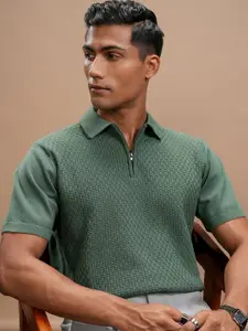 HIGHLANDER Men Polo Collar T-shirt