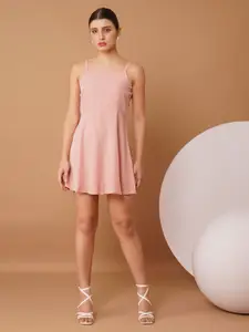 Chemistry Crepe A-Line Mini Dress