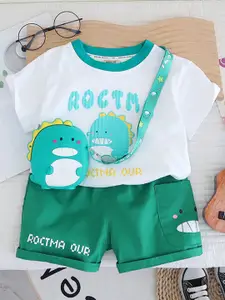 INCLUD Boys Printed T-shirt with Shorts