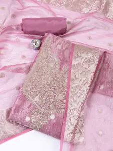 Meena Bazaar Embroidered Unstitched Dress Material